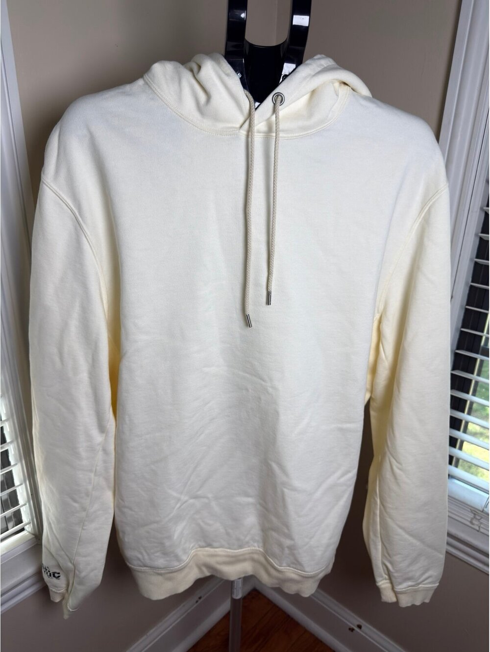Moussy Vintage MVM Aesthetic Hoodie XL Made in Japan White Oversized Luxury NWT